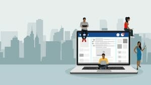 Social distancing Kenyans troop online