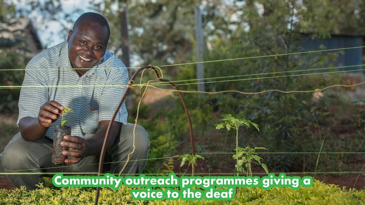 How planting trees by this organization in Embu gave a voice to the deaf 