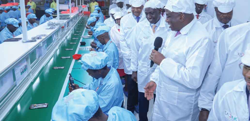Inside Kenya’s first smartphone factory