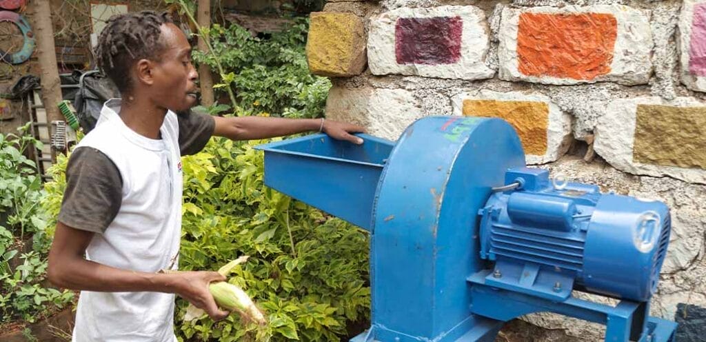 With a shredder and flies, this group is ridding their neighbourhood of waste
